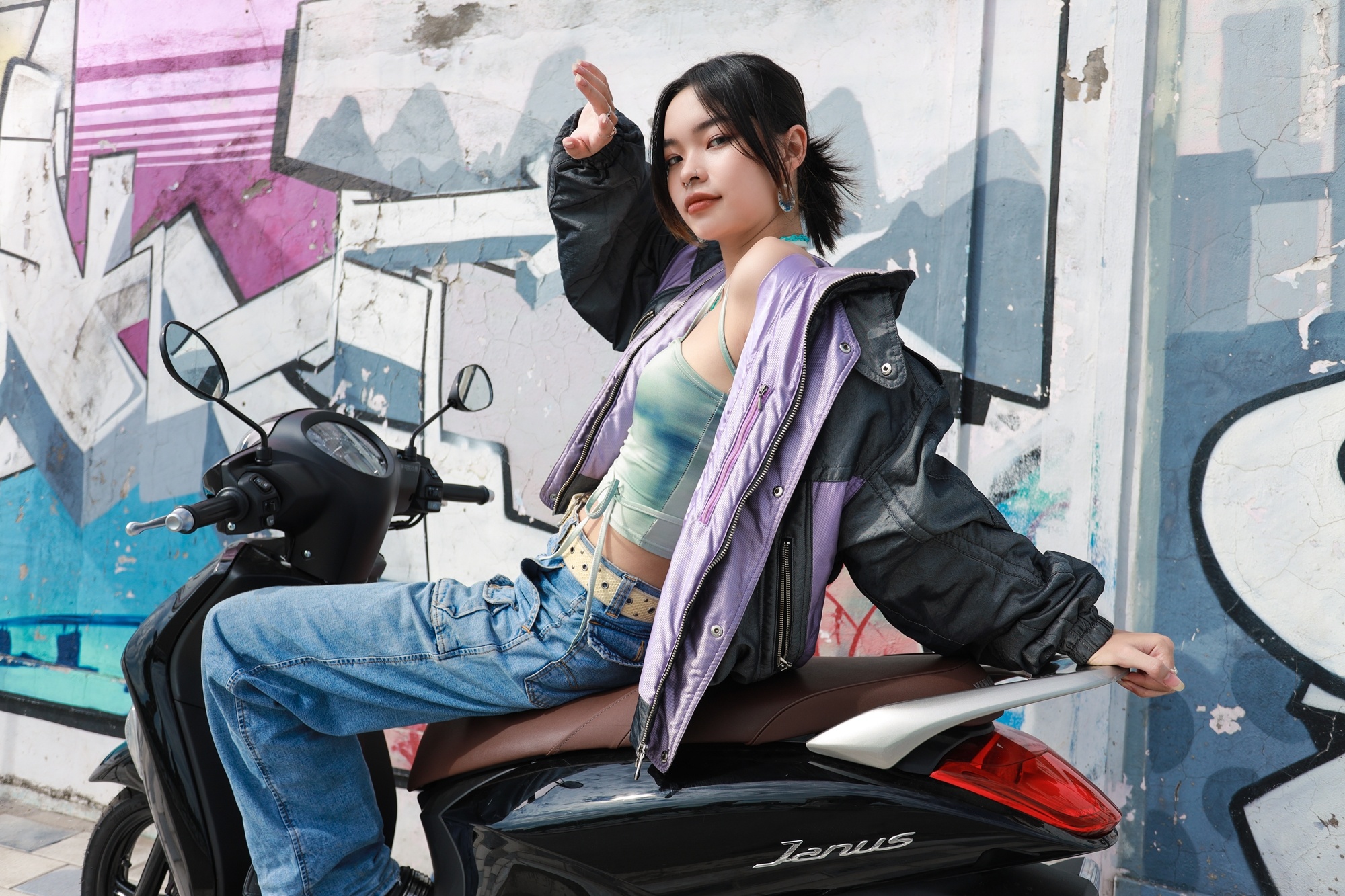 Yamaha Janus to dam phong cach cho co gai Gen Z hinh anh