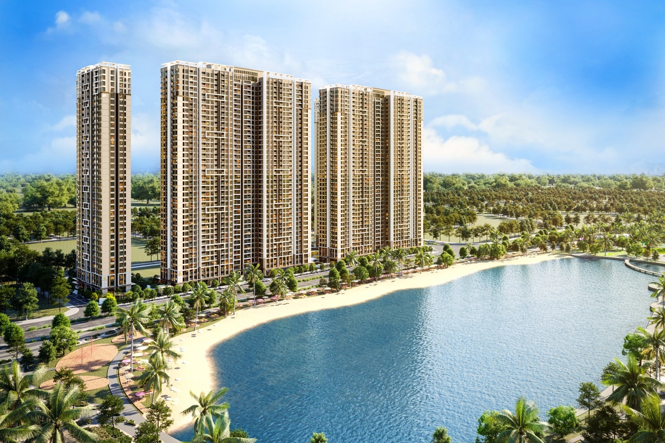 Mat do xay dung thap, Masteri West Heights uu ai tien ich va canh quan hinh anh