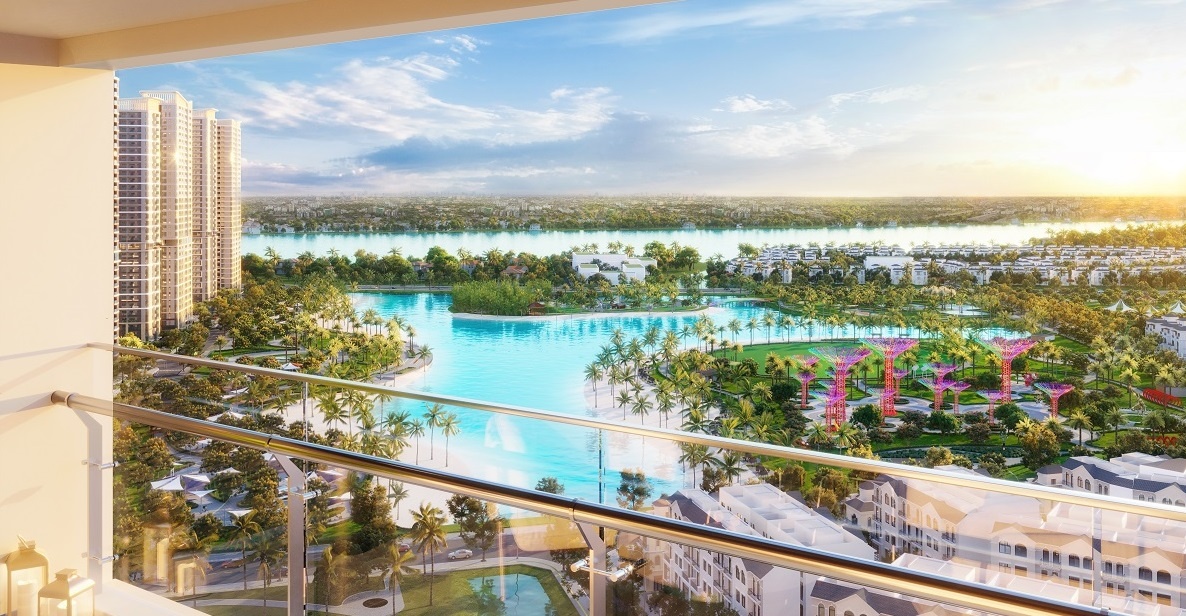 Nhung can ho so huu tam nhin huong thuy tai Vinhomes Grand Park hinh anh