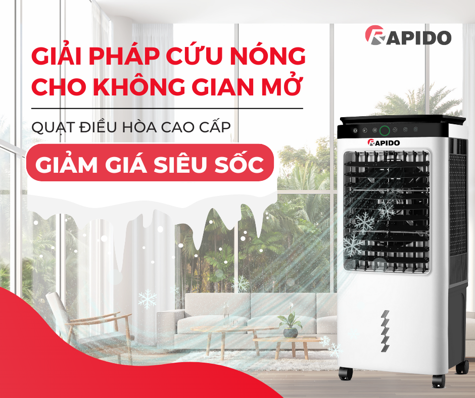 quat dieu hoa Rapido,  nang nong anh 5