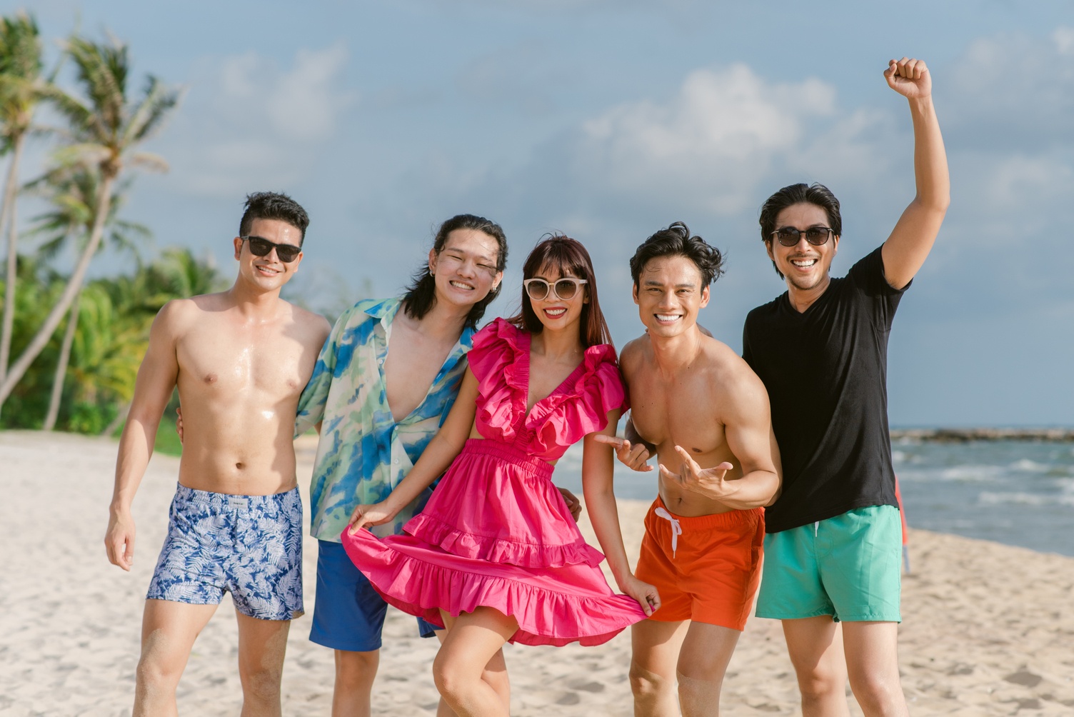 Ha Anh va hoc tro du hi Pullman sau chung ket The Next Gentleman hinh anh