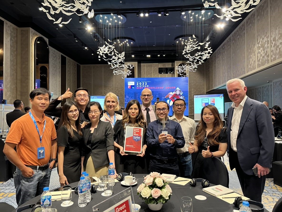 EPAM Viet Nam duoc binh chon la 'Noi lam viec tot nhat Viet Nam 2022' hinh anh