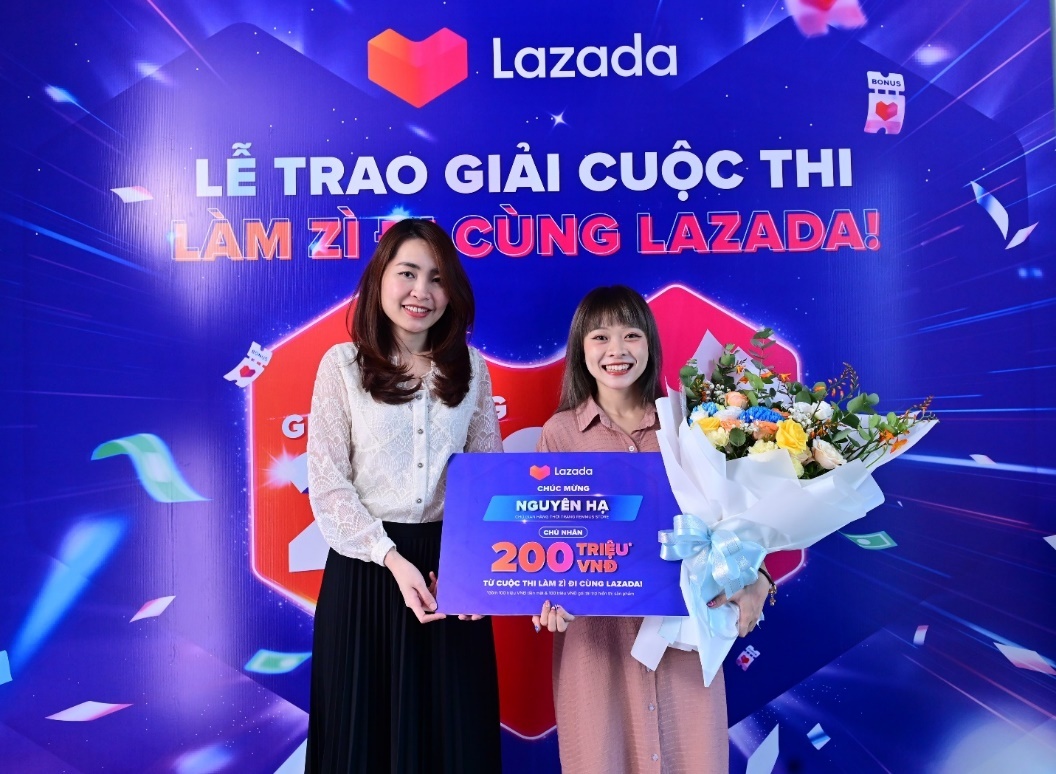 Gen Z thang giai thuong 200 trieu dong khi mo gian hang tren Lazada hinh anh