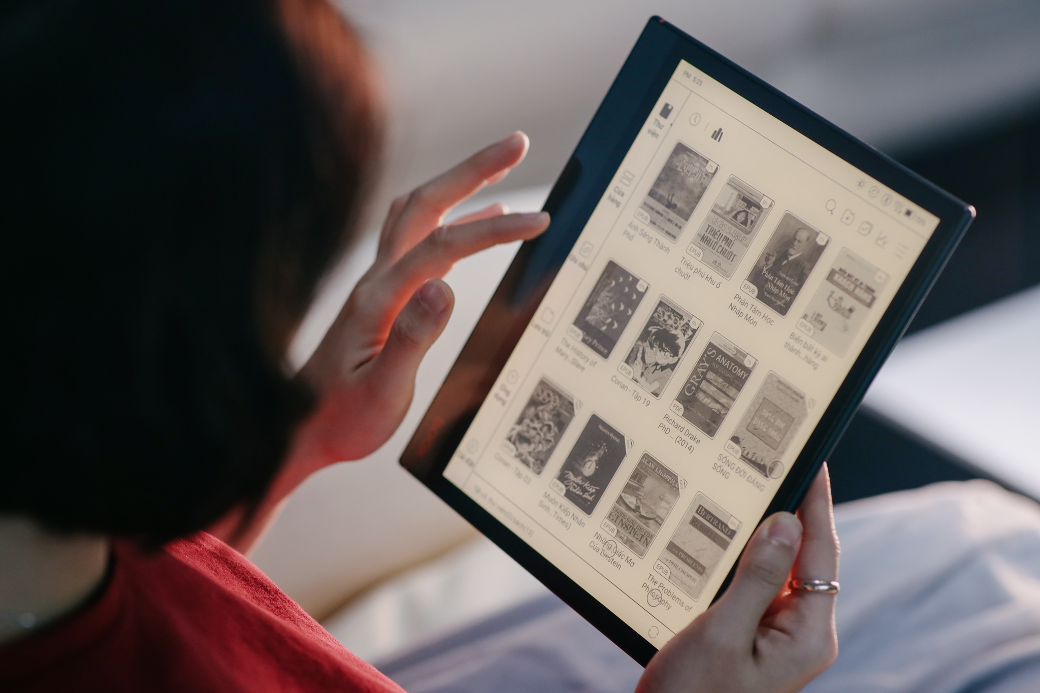 may doc sach,  Boox Note Air 2 Plus anh 5