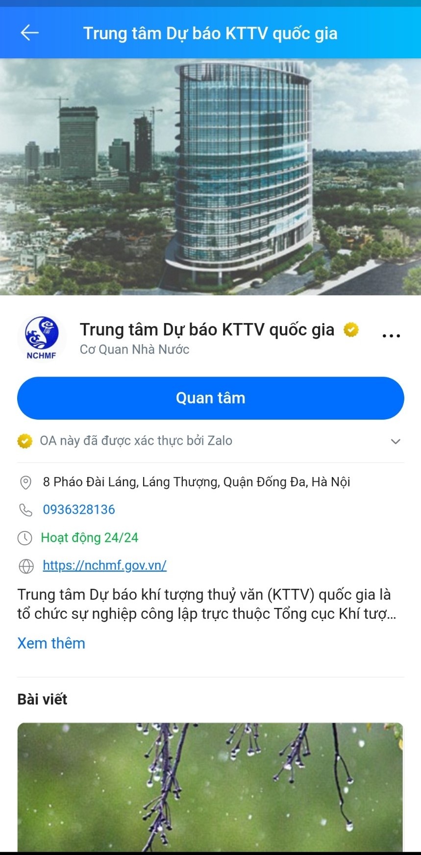 Zalo,  thong tin tien dien anh 5