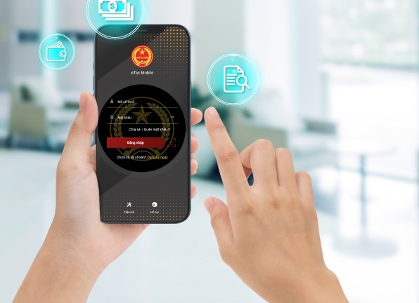Nop thue dien tu 24/7 qua VietinBank tren eTax Mobile hinh anh