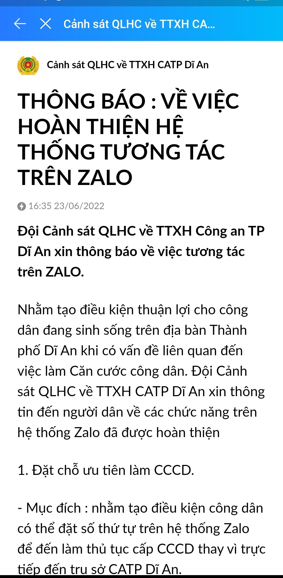 Zalo, căn cước công dân ảnh 9 Zalo, can cuoc cong dan anh 9
