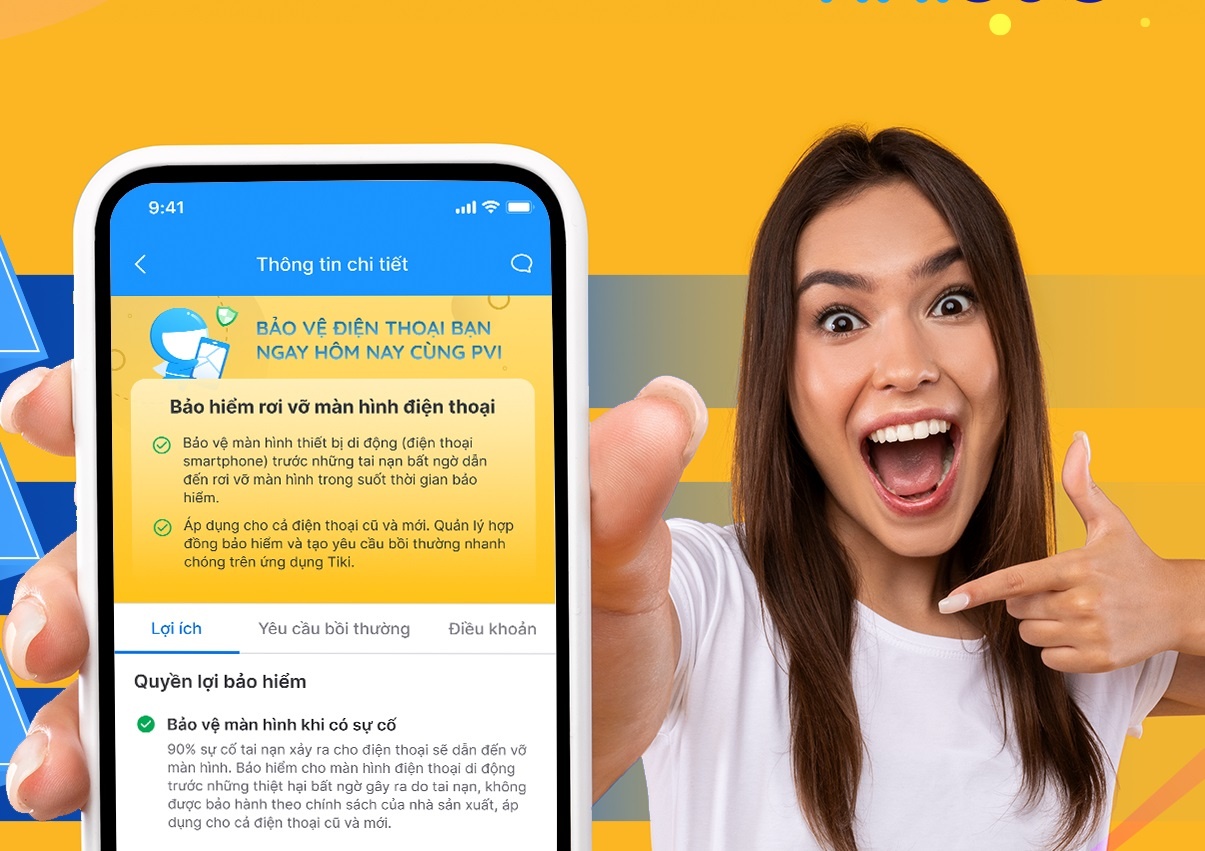 Ra mat bao hiem roi vo man hinh dien thoai tren Tiki hinh anh