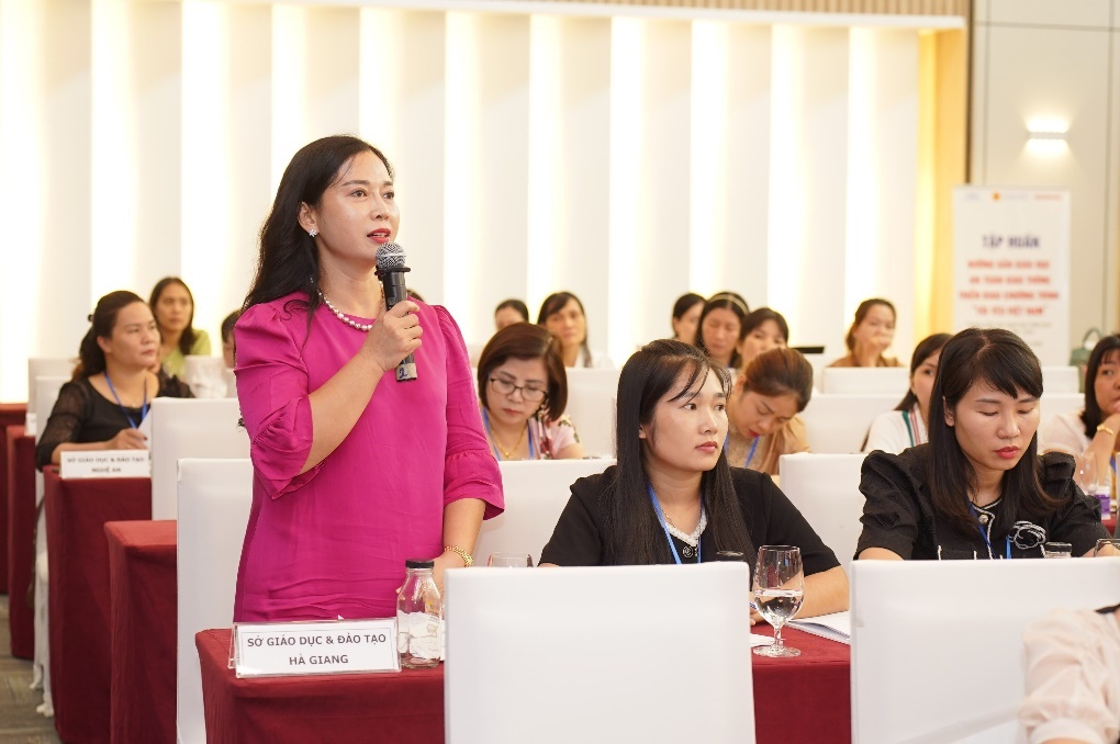 Giao vien mam non 43 tinh, thanh hao hung tham gia tap huan ATGT hinh anh