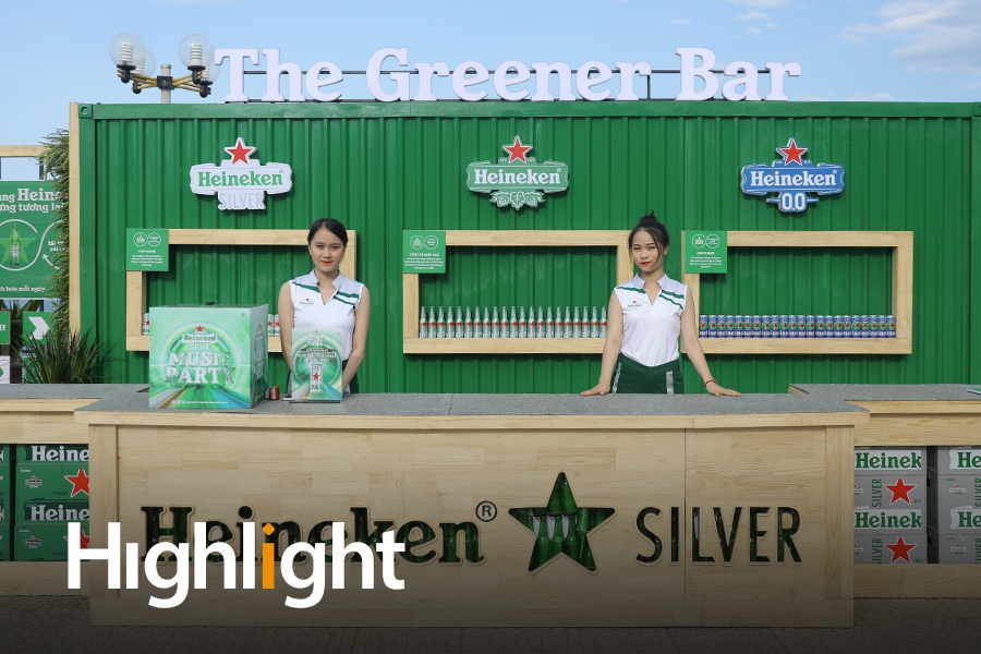 Heineken 'Xanh hon moi ngay' voi Greener Bar dau tien tai Viet Nam hinh anh