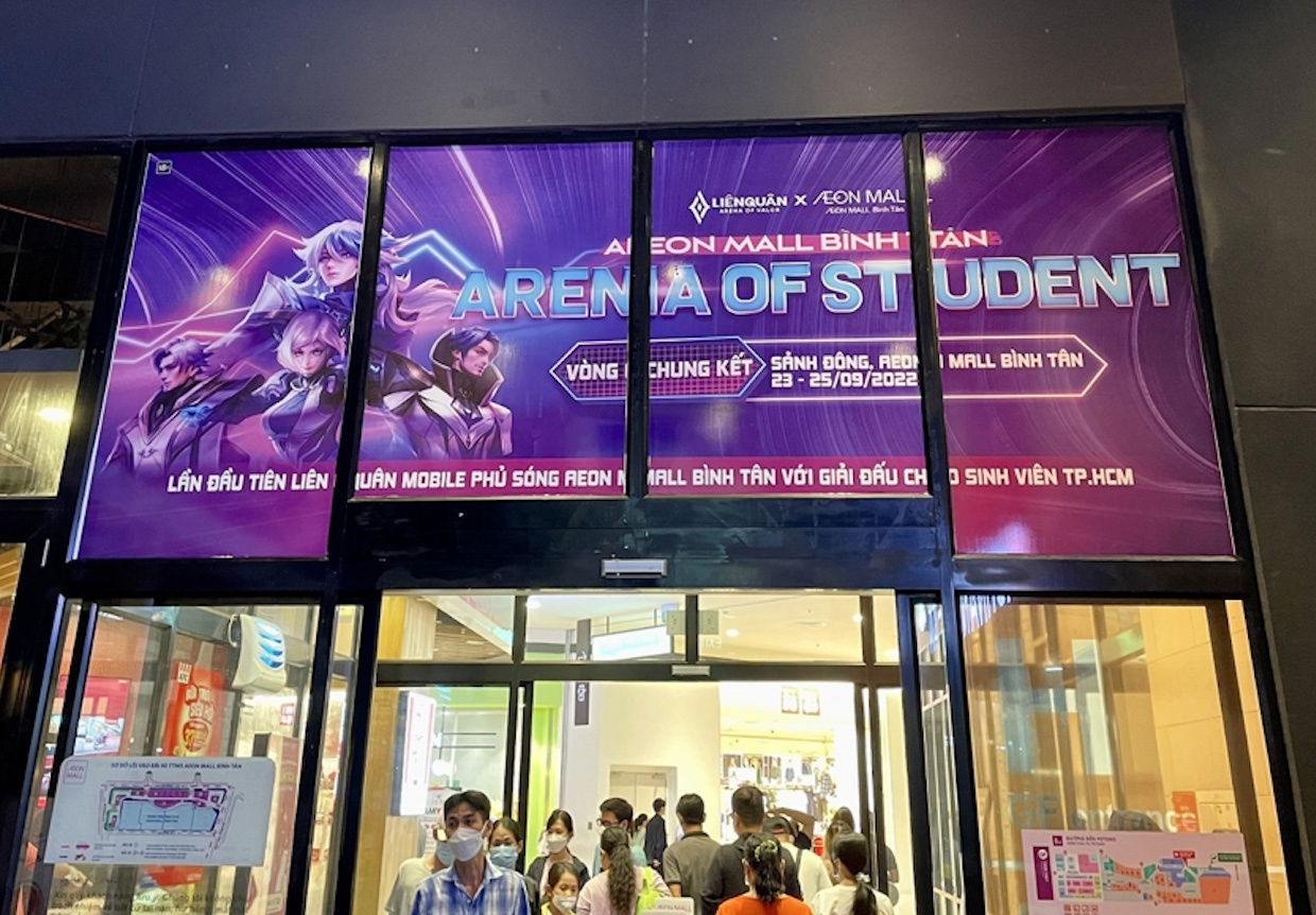 Aeon Mall Binh Tan dong hanh to chuc giai Lien Quan Mobile sinh vien hinh anh