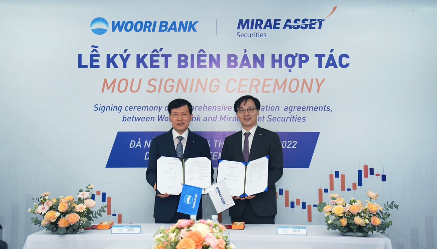 Chung khoan Mirae Asset Viet Nam ky thoa thuan hop tac voi Woori Bank hinh anh