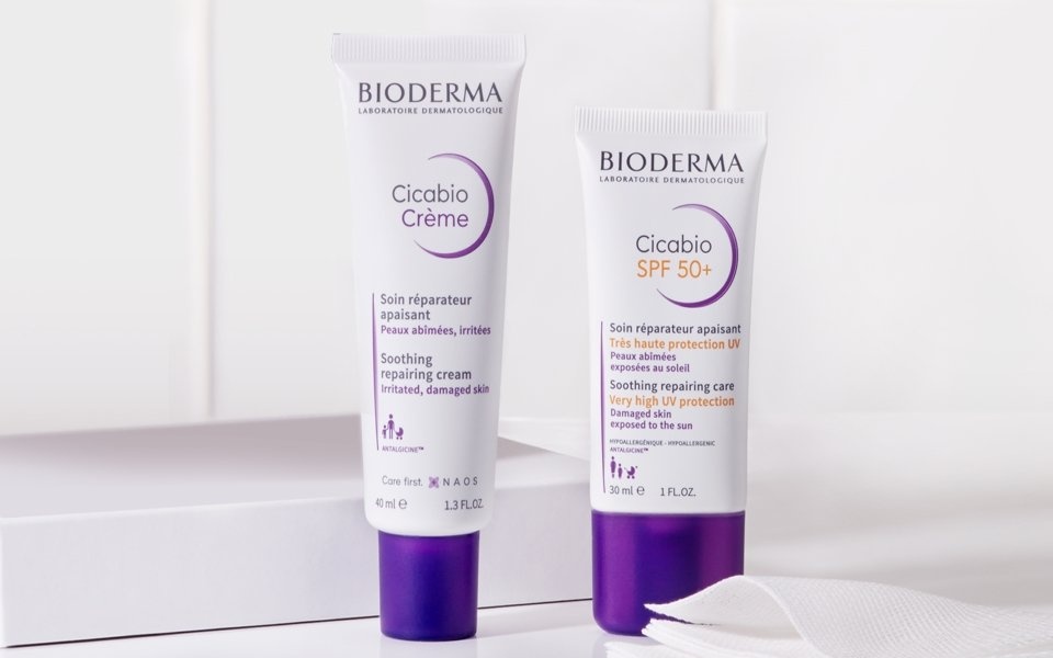 Cham soc da ton thuong dung cach voi dong san pham Cicabio tu Bioderma hinh anh