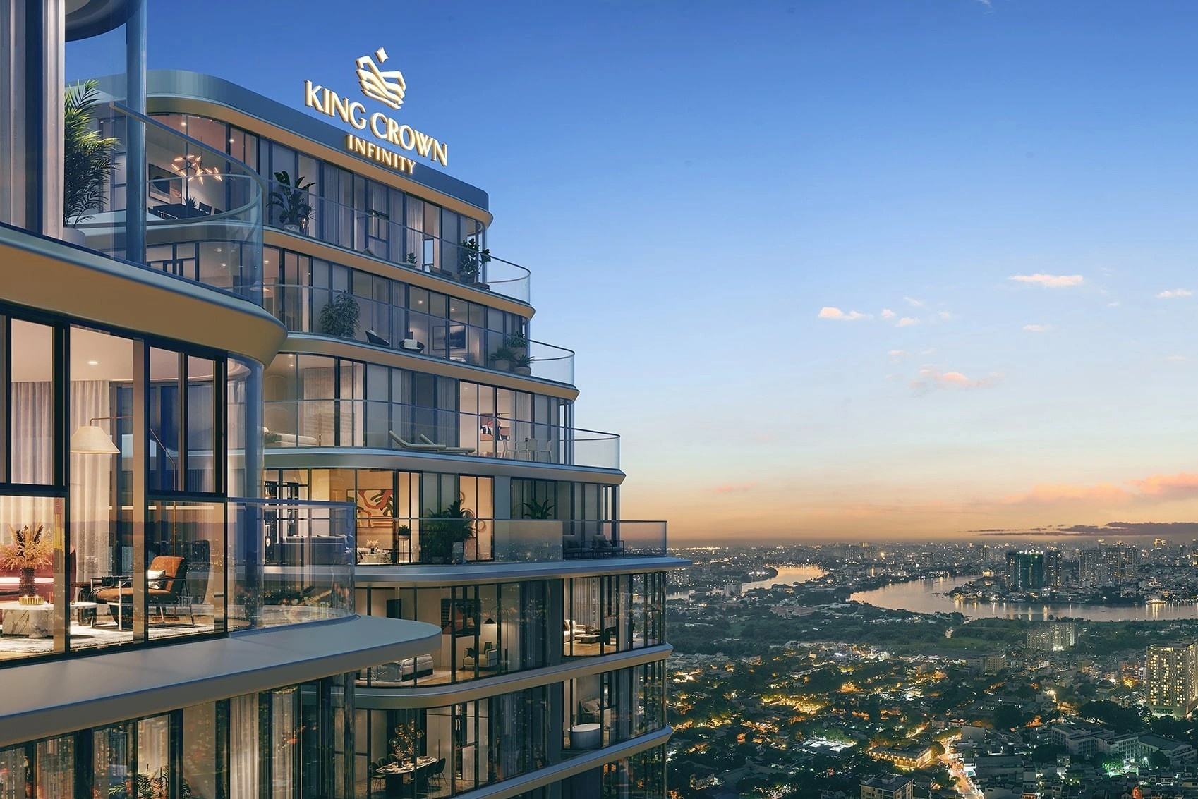 Ascott hoan thien chuan song quoc te tai King Crown Infinity hinh anh