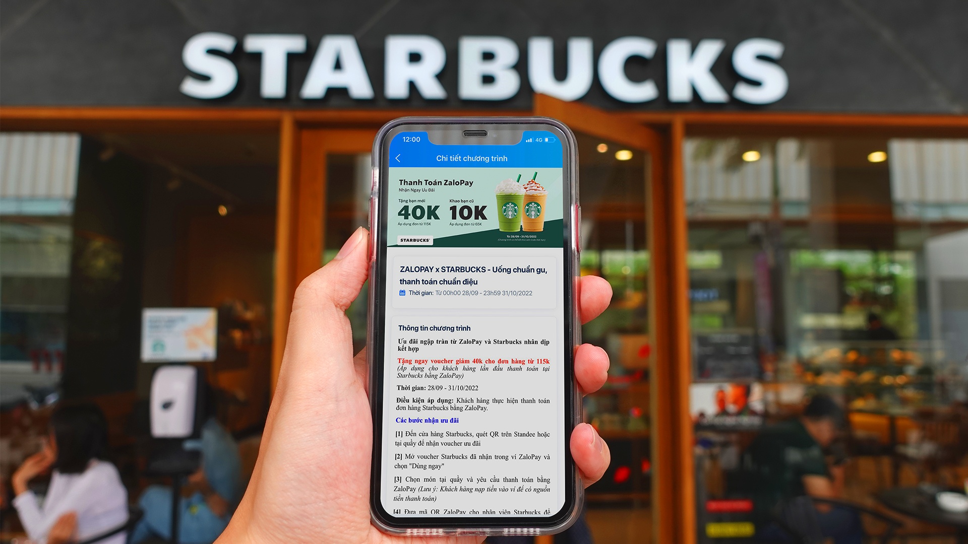 ZaloPay 'moi' hang trieu khach hang Viet uong Starbucks hinh anh
