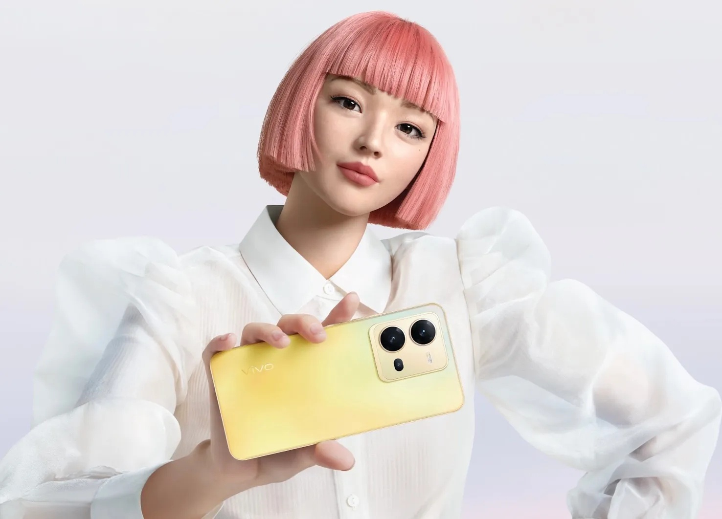 Vivo bat tay nguoi mau ao Imma ra mat V25 series hinh anh