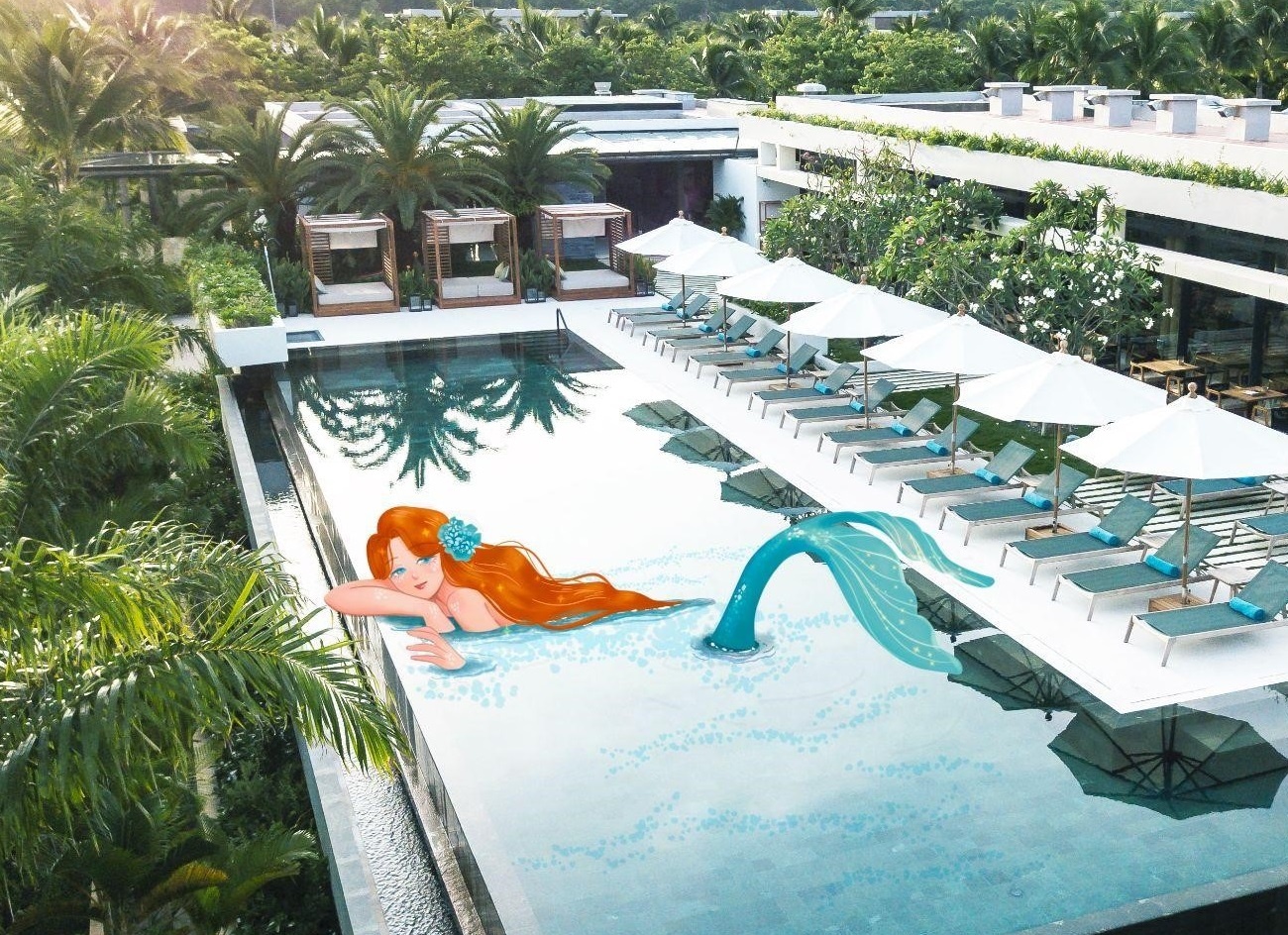 Nghin le mot y tuong doc dao tu bo tranh Phu Quoc 'Bay tren canh song' hinh anh