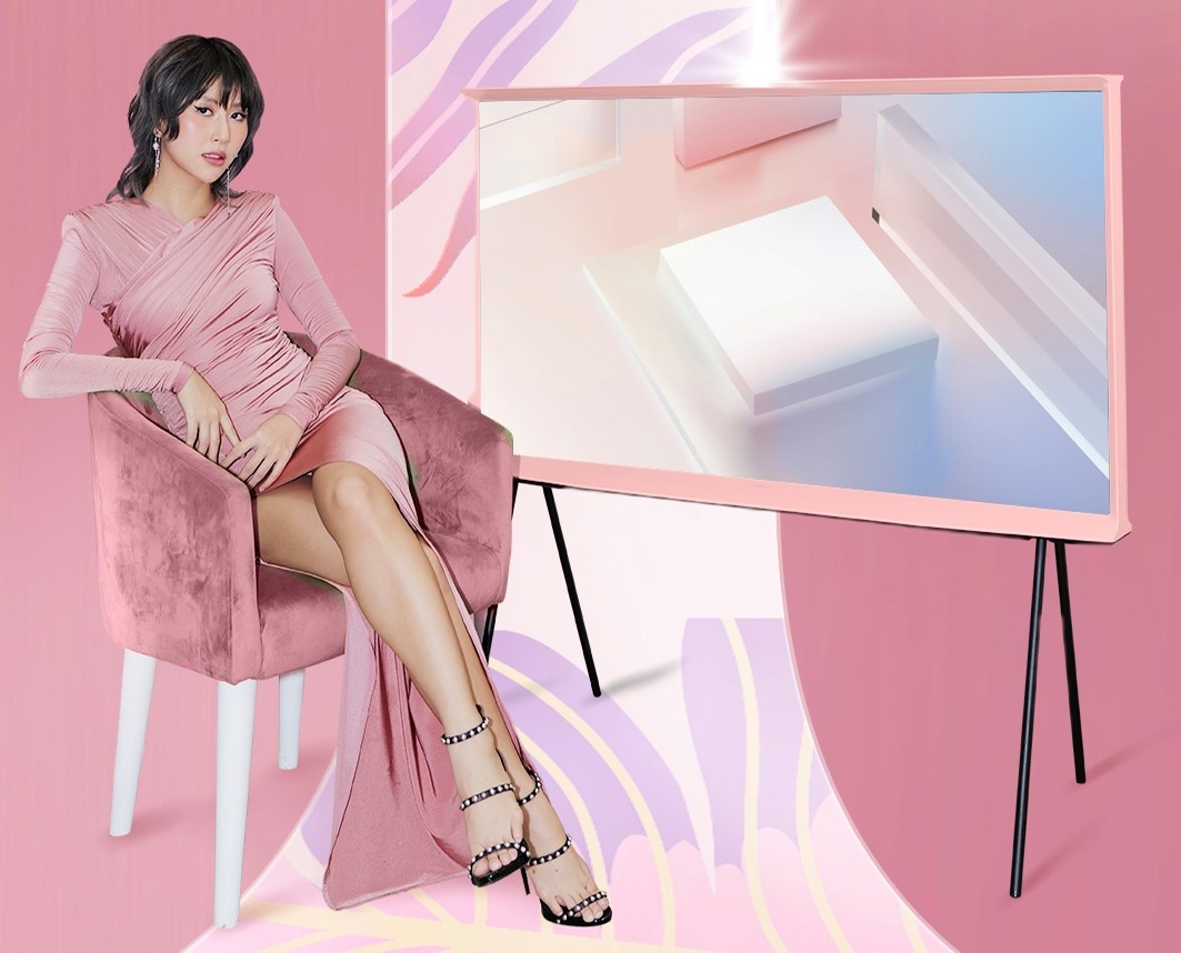 TV Samsung The Serif anh 1