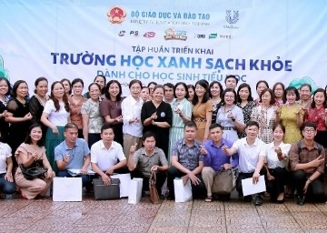 Unilever Viet Nam cong bo chuong trinh 'Truong hoc xanh - sach - khoe' hinh anh