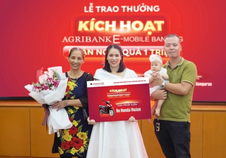 Mo tai khoan Agribank E-Mobile Banking, me bim sua nhan xe may xin hinh anh