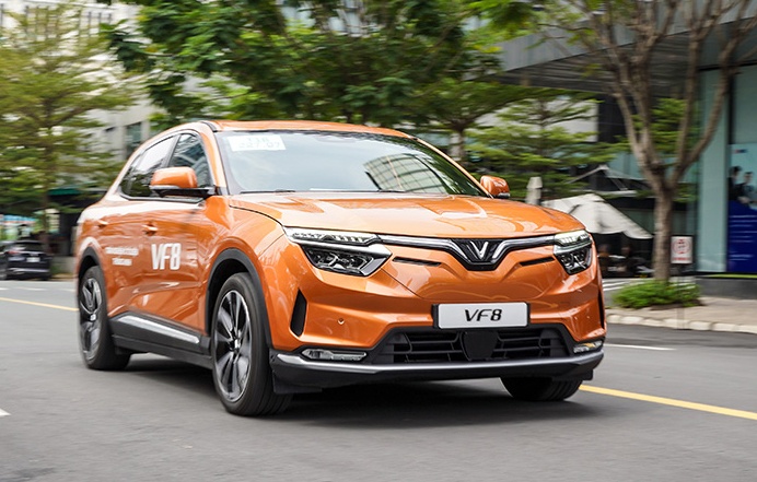 Nguoi dan TP.HCM hai long sau khi lai thu VinFast VF 8 hinh anh