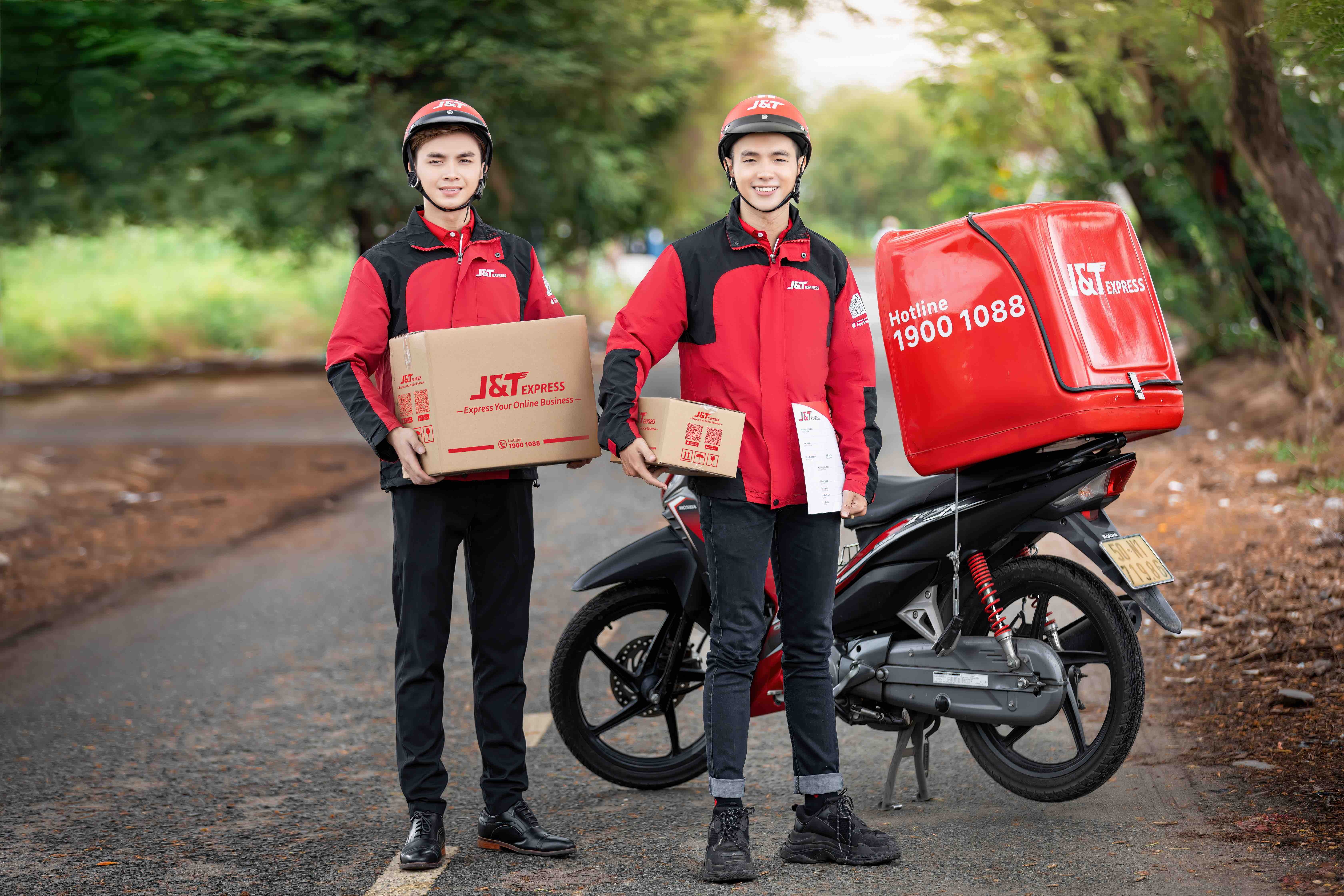 J&T Express,  don vi giao van anh 1