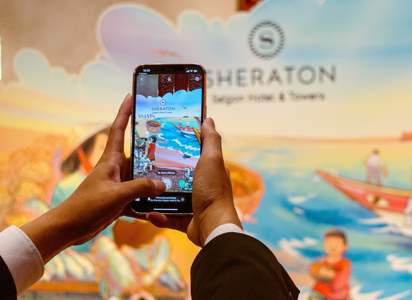 Sheraton Saigon ra mat khong gian trai nghiem tuong tac AR hinh anh