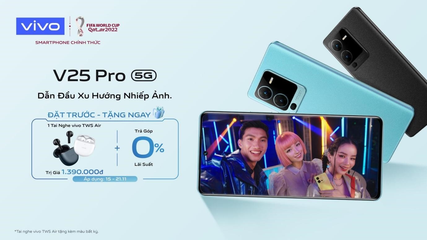 Vivo V25 Pro ra mat anh 3