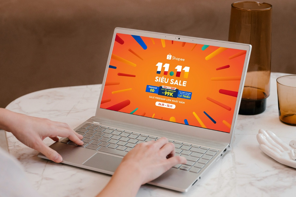 Mua sam tiet kiem tai ngay hoi '11.11 Sieu sale' tren Shopee hinh anh