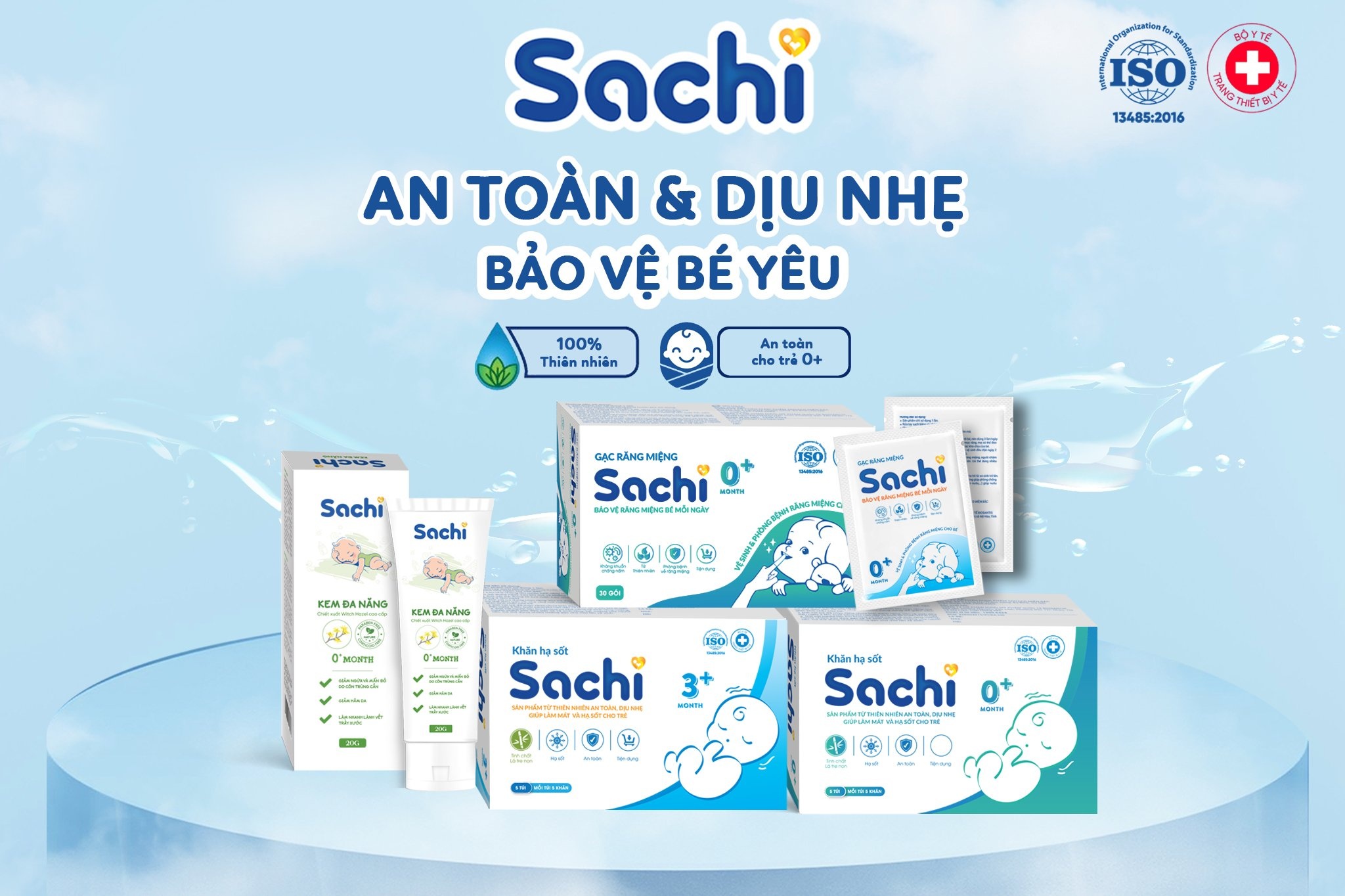 Bo san pham cham soc be toan dien tu Sachi hinh anh