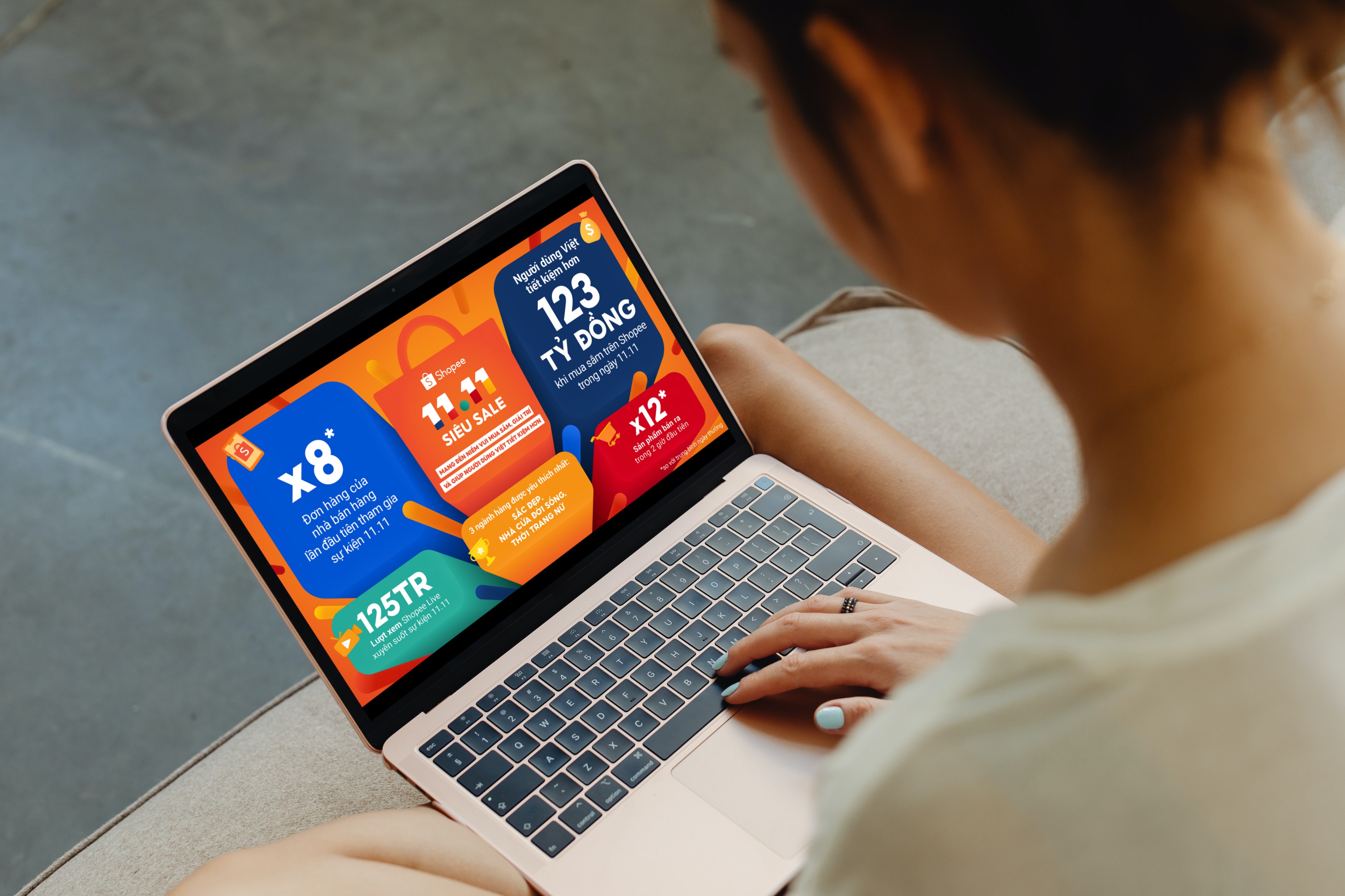 Nguoi dung Shopee tiet kiem hon 123 ty dong nho ‘11.11 Sieu sale’ hinh anh