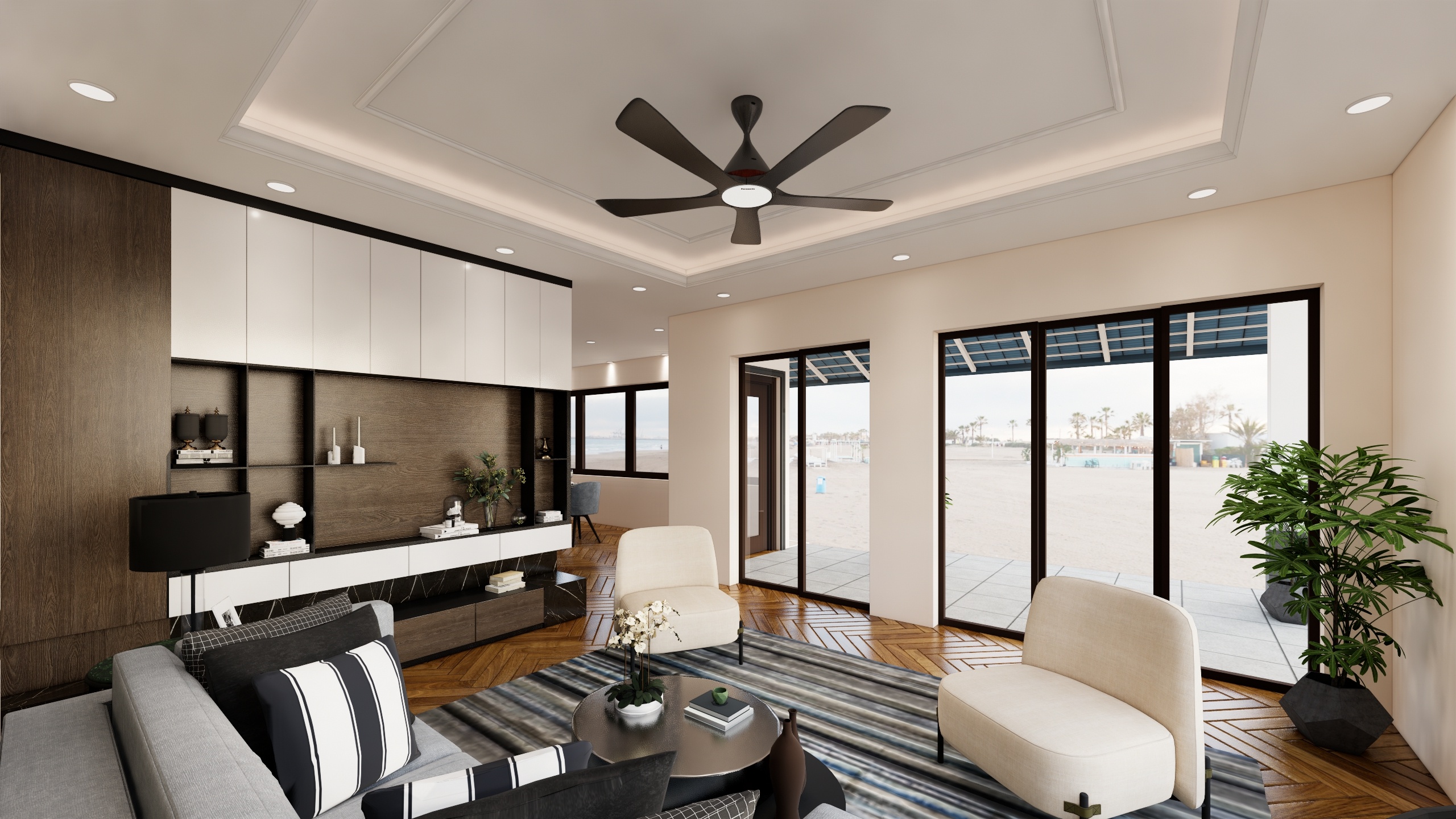 Xu the nang cap khong gian song bang quat tran hinh anh