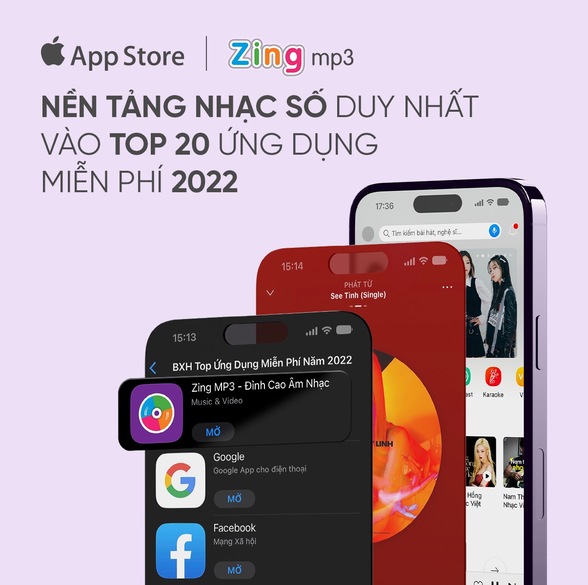 Zing MP3,  App Store anh 1