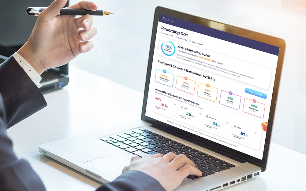 Luyen noi tieng Anh tu do voi giai phap AI moi ELSA SA hinh anh