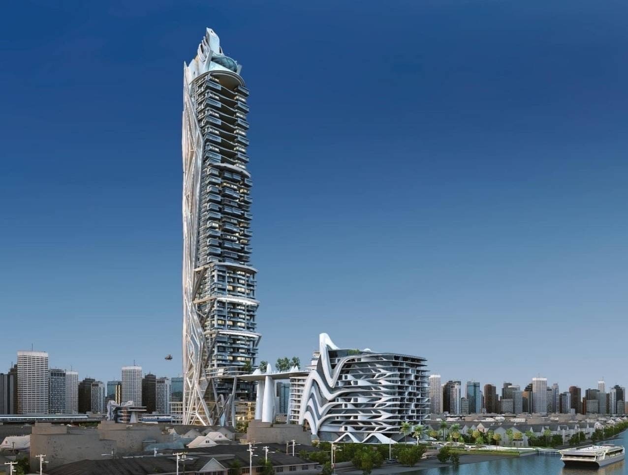 BBB Group lam chu dau tu toa thap Averest Thai Lan cao 700 m hinh anh