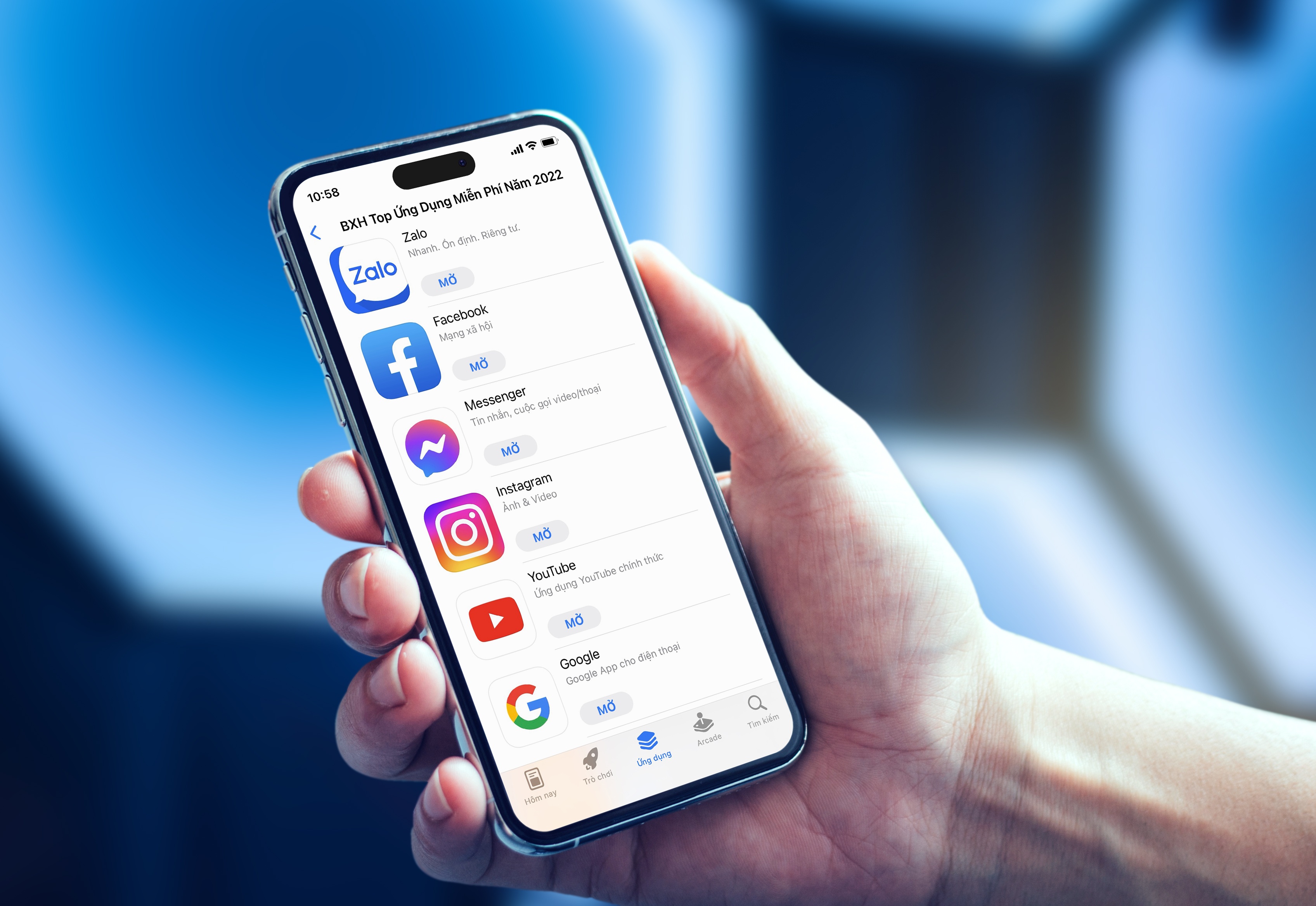 Zalo lot top ung dung mien phi duoc yeu thich nhat tren Apple Store hinh anh