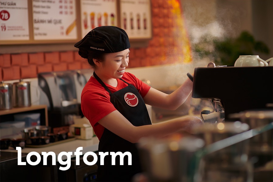 Highlands Coffee va 23 nam chat cong dong hien dien o tung buoc chan hinh anh