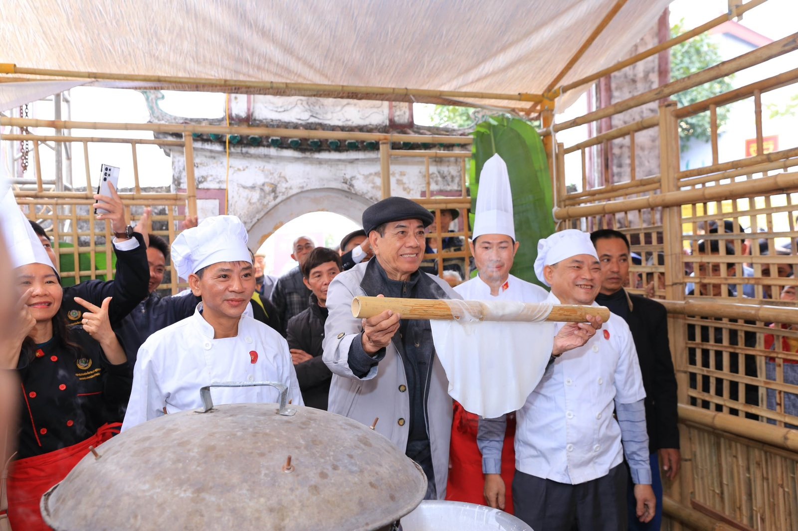 Tai hien khong gian truyen thong xua tai lang pho Van Cu, Nam Dinh hinh anh