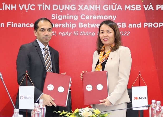MSB, Proparco hop tac chien luoc trong linh vuc tin dung xanh hinh anh