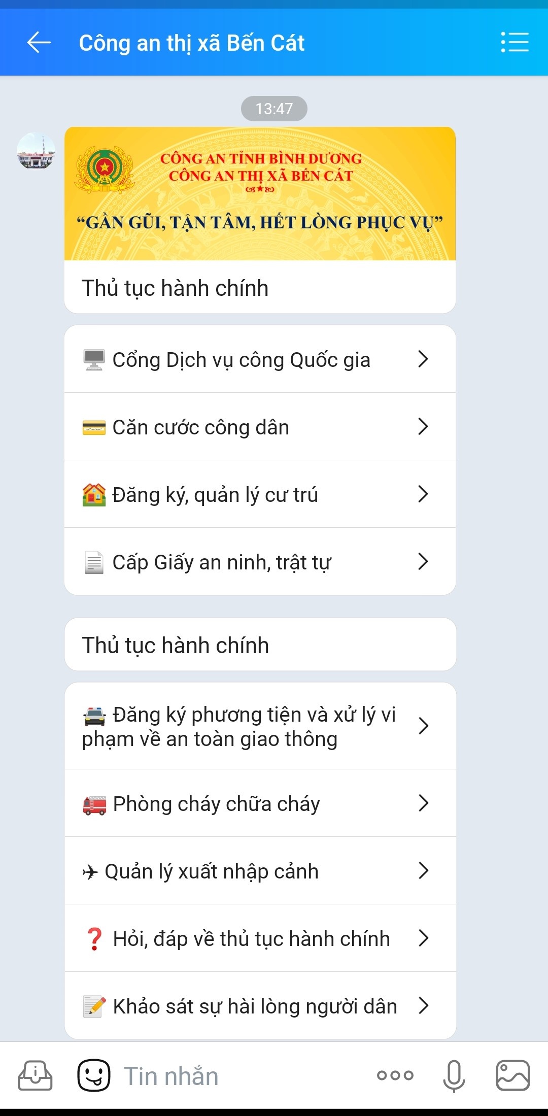 Zalo cua Cong an anh 10