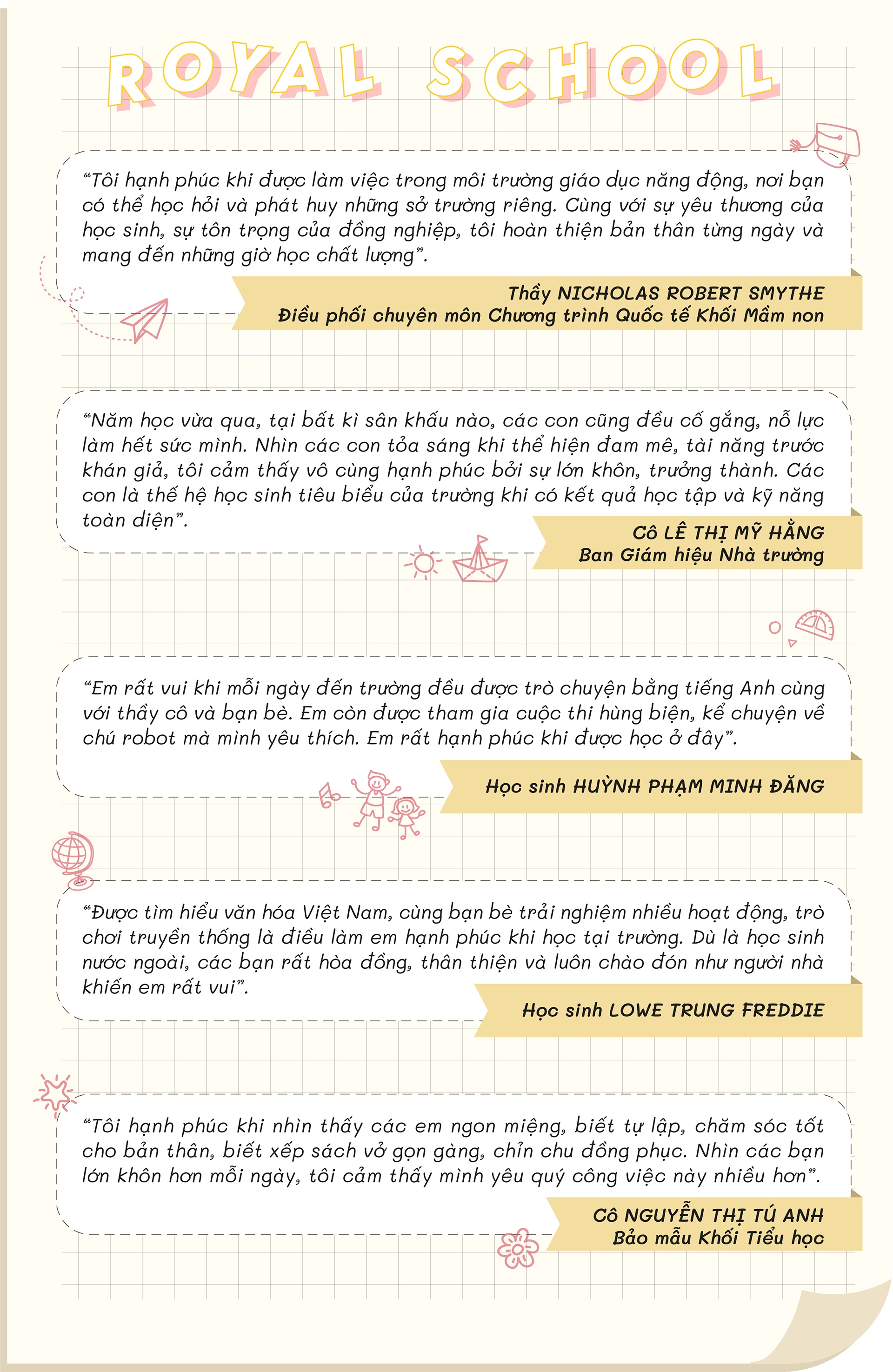 Royal School,  truong hoc hanh phuc anh 3