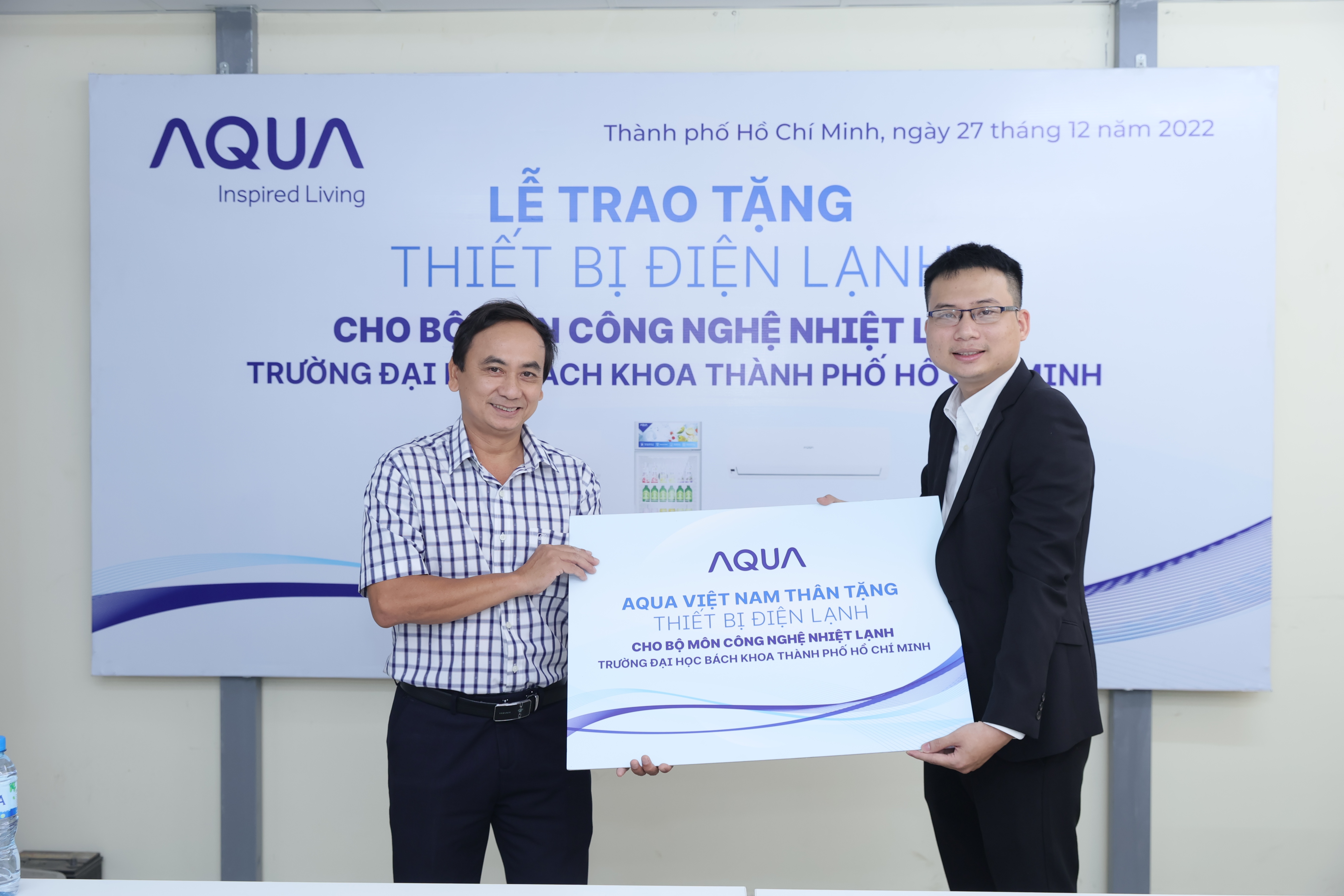 Aqua Viet Nam tai tro thiet bi dien lanh cho Dai hoc Bach khoa TP.HCM hinh anh