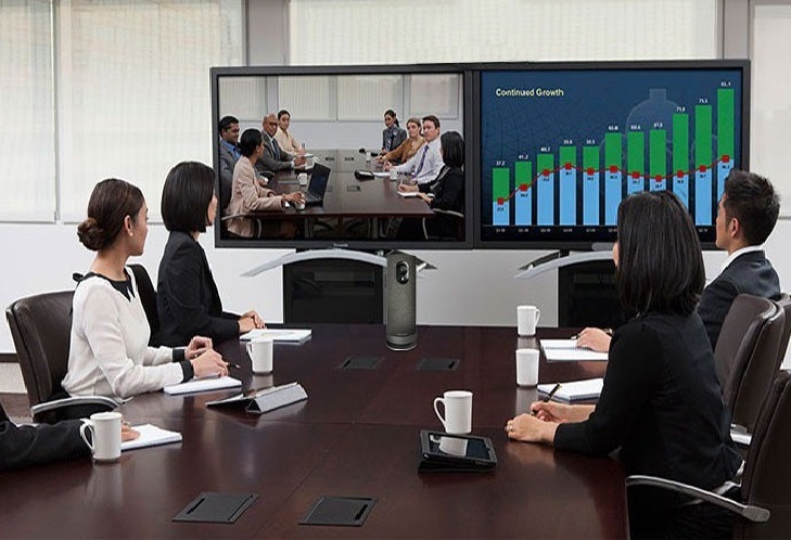 Webcam tich hop loa mic Hikvision ho tro toi da cho hop truc tuyen hinh anh