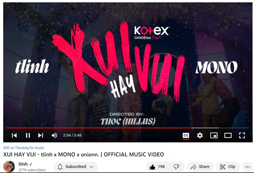 Xui hay vui,  Kotex anh 10