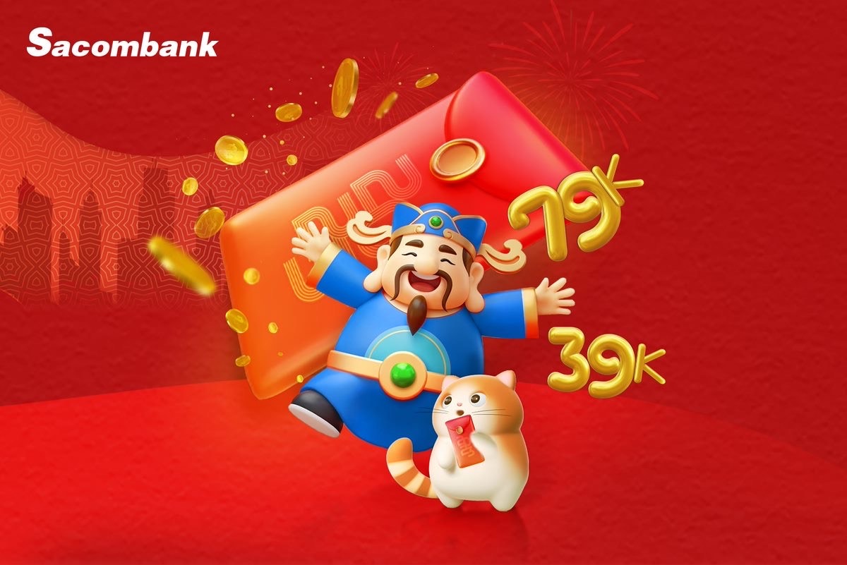 Loc ngap tran voi uu dai Tet tu Sacombank hinh anh
