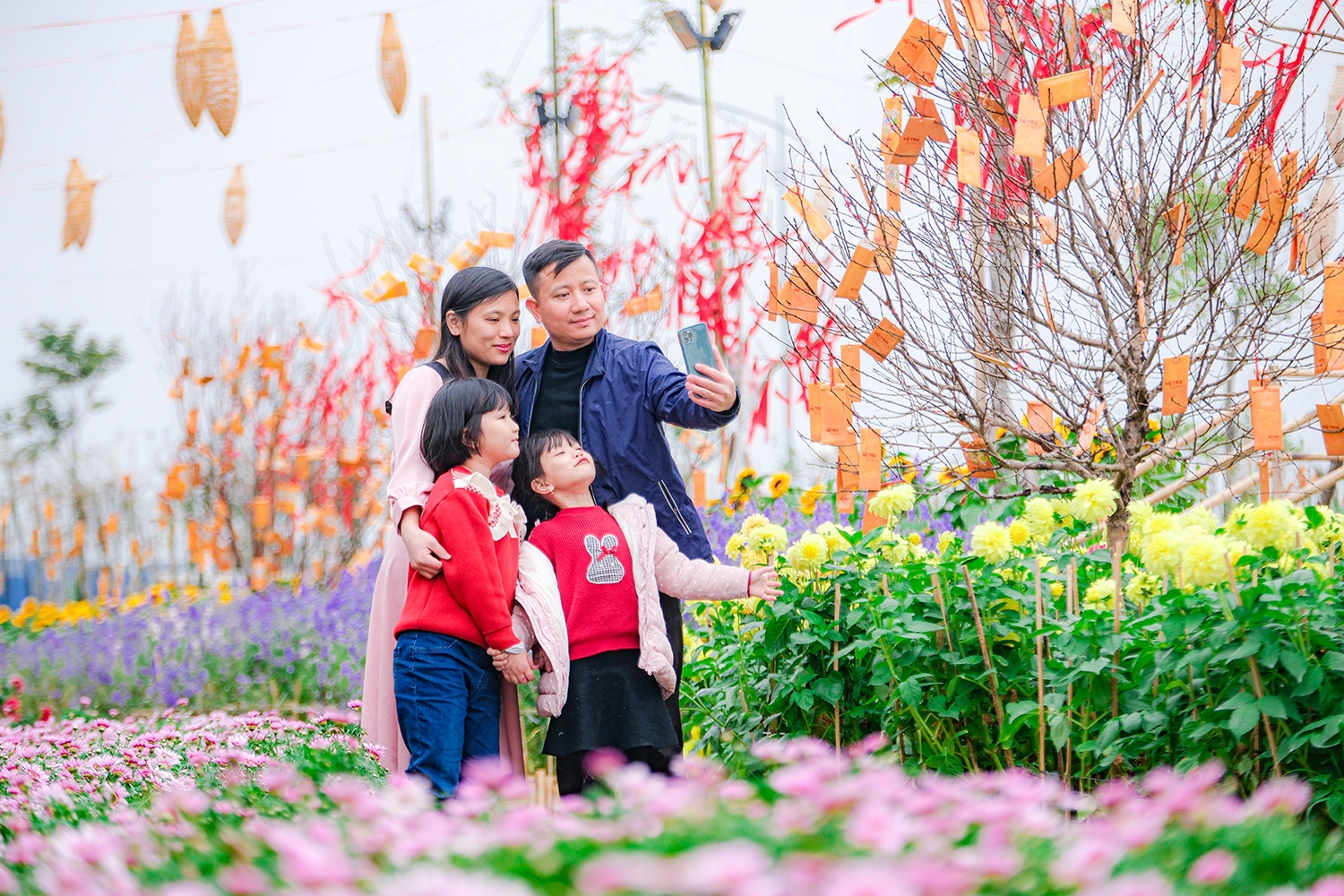 Trai nghiem 'Vu tru Tet dieu ky' tai duong hoa Home Hanoi Xuan 2023 hinh anh