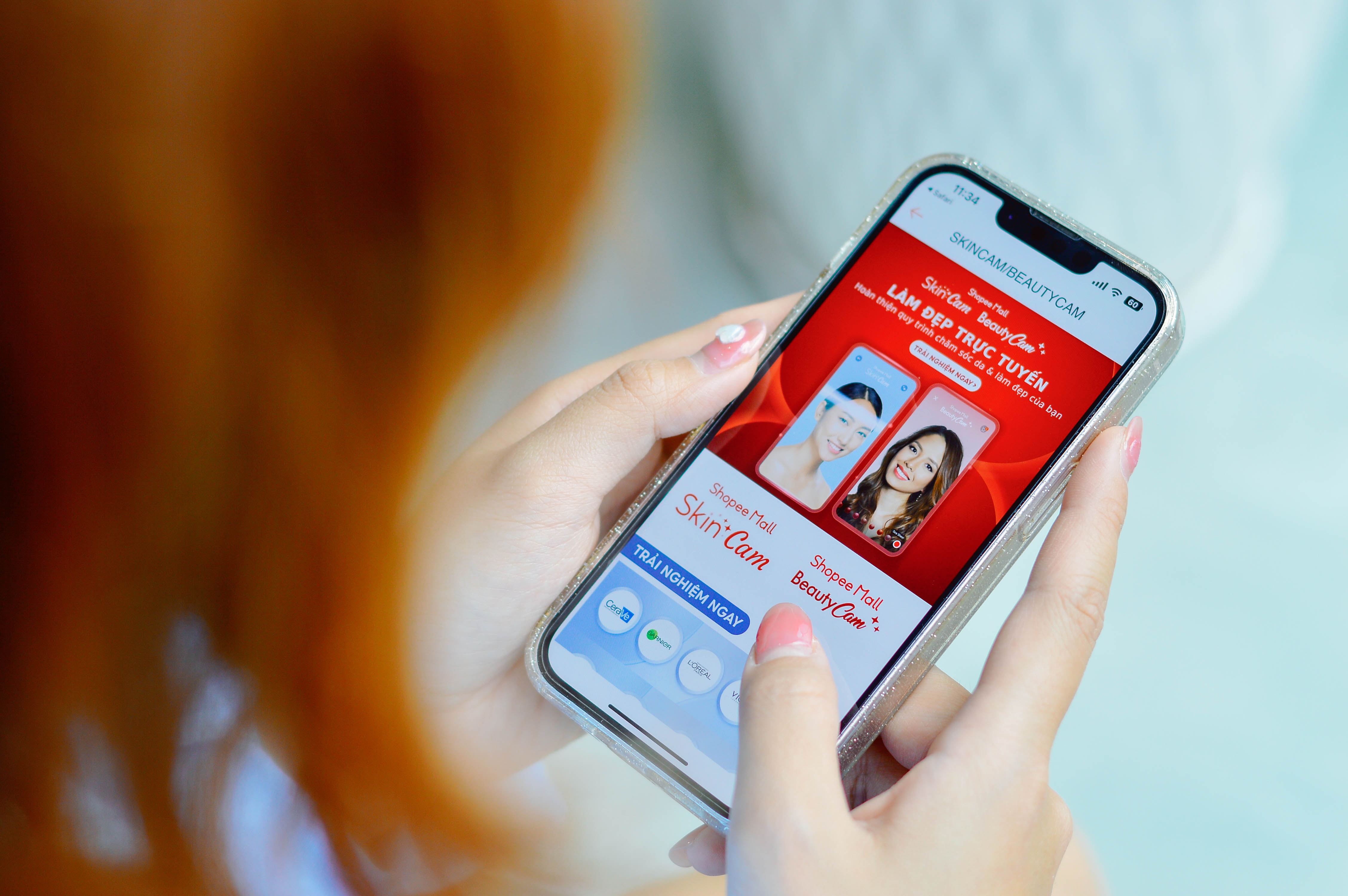 Tinh nang SkinCam cai tien ket noi thuong hieu voi nguoi dung Shopee hinh anh