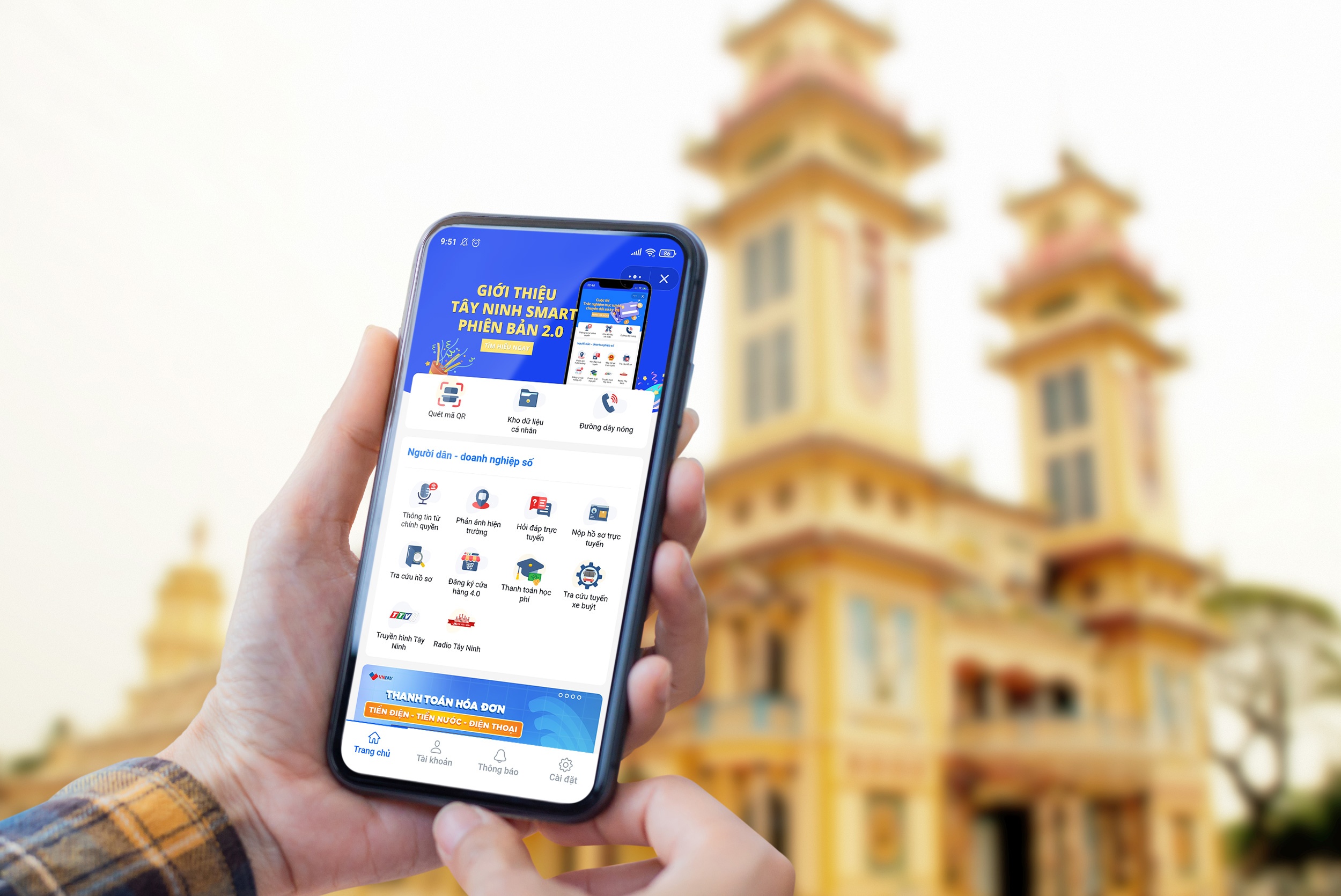 Tay Ninh la tinh dau tien cua Viet Nam ra mat mini app tren Zalo hinh anh