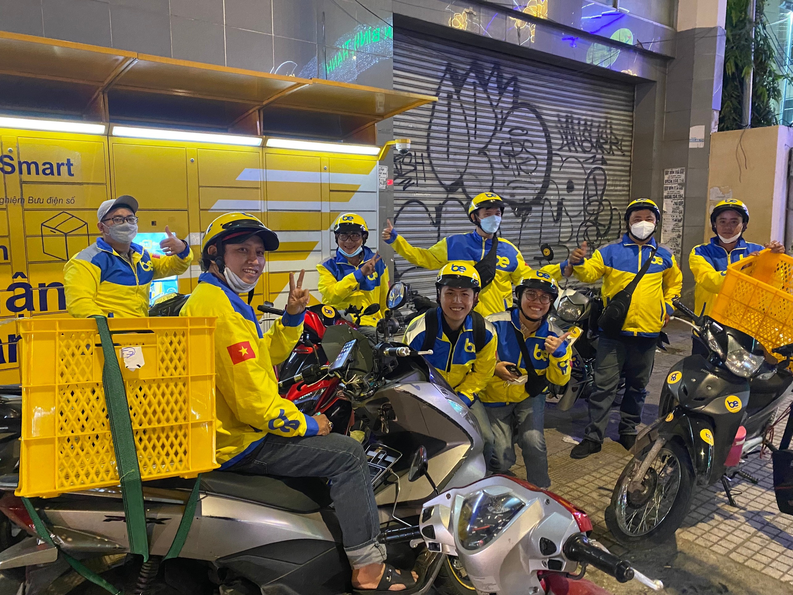 Hang chuc tai xe tham gia thien nguyen 'Van bua com - Be nghia tinh' hinh anh