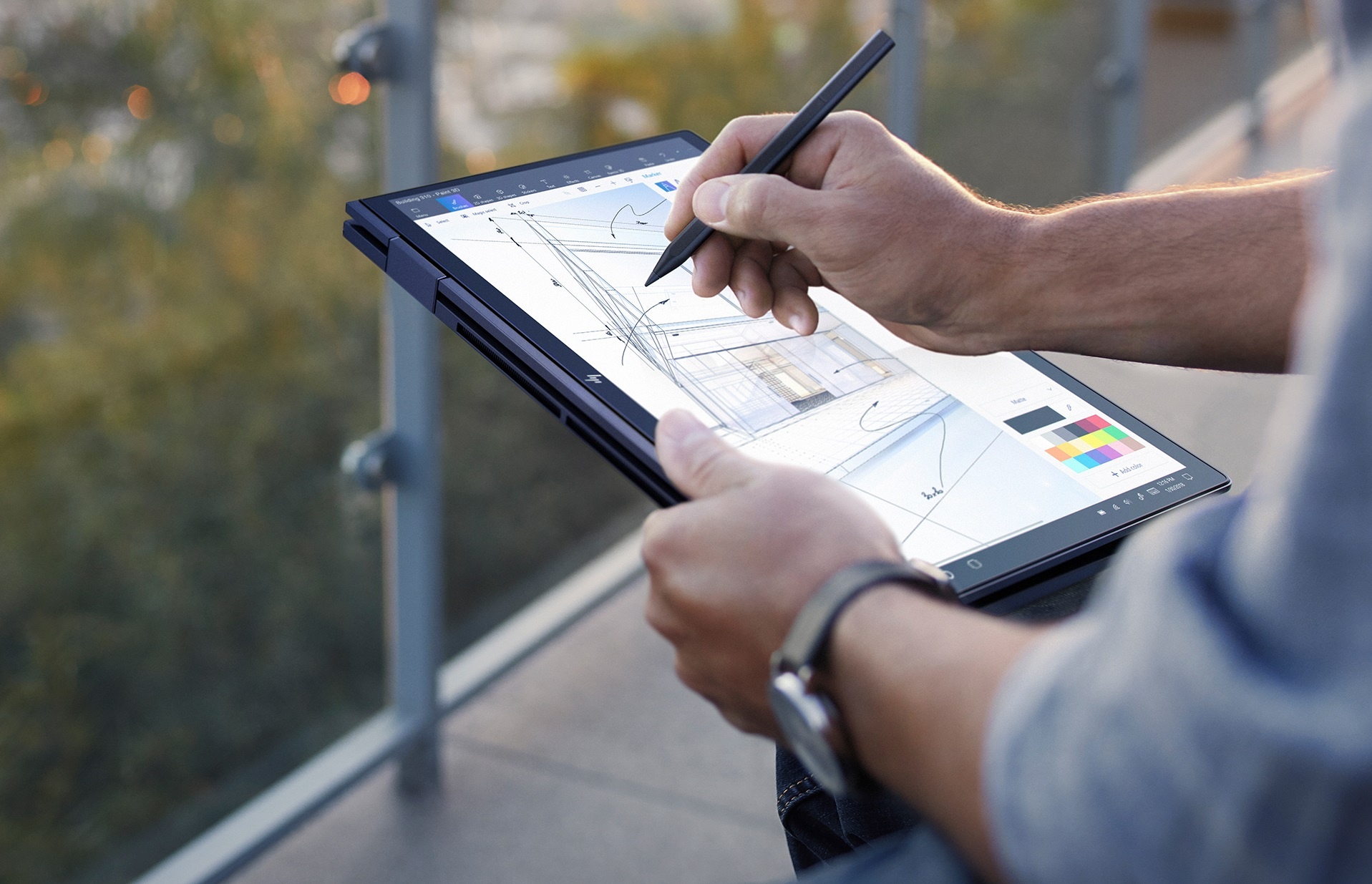 HP Envy x360 13 OLED - laptop 2 trong 1, mo ra the gioi sang tao hinh anh